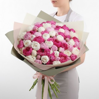 101 пион Mix в пленке