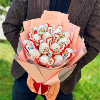 Купить букет из конфет в Ангарске. Шоколадные букеты недорого